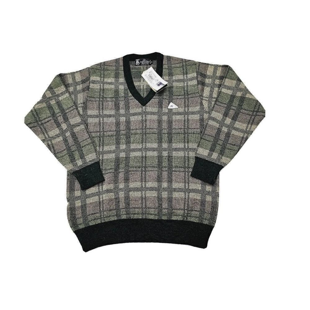 Monte Carlo collection Magna Wool Gents V-neck pullover Sz. 38 - Small NEW